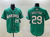 Men's Seattle Mariners #29 Cal Raleigh Aqua Limited Stitched jersey,baseball caps,new era cap wholesale,wholesale hats